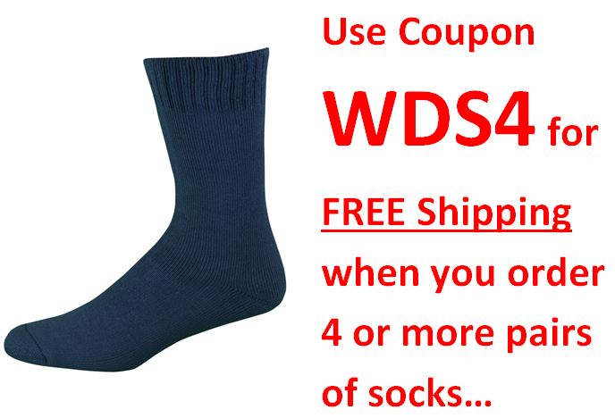 Bamboo textiles gumdale bamboo sock navy black with WDS4 free shipping