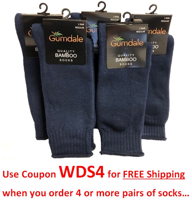Gumdale Bamboo Sock value 5 pack Sock WDS4 free shipping coupon code